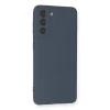 Samsung Galaxy S21 Kılıf Nano İçi Kadife Silikon - Gri