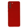 Samsung Galaxy S21 Plus Kılıf Nano İçi Kadife Silikon - Kırmızı