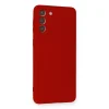 Samsung Galaxy S21 Plus Kılıf Nano İçi Kadife Silikon - Kırmızı