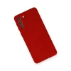 Samsung Galaxy S21 Plus Kılıf Nano İçi Kadife Silikon - Kırmızı