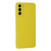Samsung Galaxy S21 Plus Kılıf Nano İçi Kadife Silikon - Sarı