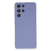 Samsung Galaxy S21 Ultra Kılıf Nano İçi Kadife Silikon - Lila