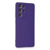 Samsung Galaxy S21 Ultra Kılıf Nano İçi Kadife Silikon - Mor