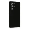 Samsung Galaxy S21 Ultra Kılıf Nano İçi Kadife Silikon - Siyah