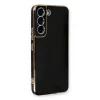 Samsung Galaxy S22 Plus Kılıf Volet Silikon - Siyah