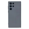 Samsung Galaxy S22 Ultra Kılıf Nano İçi Kadife Silikon - Gri