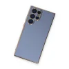 Samsung Galaxy S22 Ultra Kılıf Volet Silikon - Mavi