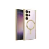 Samsung Galaxy S23 Ultra Kılıf Kross Magneticsafe Kapak - Gold