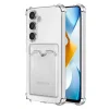 Samsung Galaxy S24 Plus Kılıf Kart Şeffaf Silikon - Şeffaf
