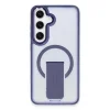 Samsung Galaxy S24 Tork Magsafe Standlı Kapak - Lacivert