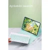 Samsung Galaxy X200 Tab A8 10.5 Kılıf Kc01 Smart Klavyeli Tablet Kılıfı - Siyah