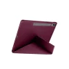 Samsung Galaxy X610 Tab S9 Fe Plus 12.4 Kılıf Kalemlikli Mars Tablet Kılıfı - Mürdüm