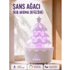 Şans Ağacı 250 ML Ultrasonik Hava Nemlendirici RGB Işıklı Aroma Difüzörü