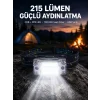 Şarj Edilebilir LED KAFA Feneri 215 Lümen XPE COB Güçlü Aydınlatma