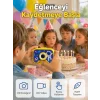 Şarjlı Çocuk Dijital Kamera Ön Arka Kamera Destekli HD Fotoğraf Video Çekimi Mini Tripodlu