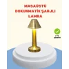 Şarjlı Masa Lambası 3 Işık Modu Kademesiz Karartma Metal Gövde