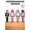 Şarjlı ve Uzun Pil Ömürlü Karaoke Mikrofon USB Bellek Destekli, Profesyonel Ses