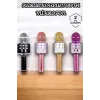 Şarjlı ve Uzun Pil Ömürlü Karaoke Mikrofon USB Bellek Destekli, Profesyonel Ses