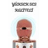 Şarjlı ve Uzun Pil Ömürlü Karaoke Mikrofon USB Bellek Destekli, Profesyonel Ses