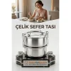 Sefer Tası Paslanmaz Çelik Yemek Kabı 17 Cm 2 Litre 721367