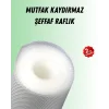 Şeffaf mutfak raflığı ve çekmece kaplaması kaydırmaz pvc