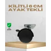 Sehpa ve Masa İçin 6 cm Kilitli Ayak