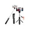 Selfie Çubuğu Tripod Bluetooth Kumandalı Selfie Çubuğu Telefon Tutucu