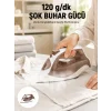Seramik Tabanlı Buharlı Ütü 2200W Dikey Ütüleme 300ml Kahverengi