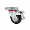 Servis Tekeri - Tablalı Frenli Siyah Döner - Çap 100 mm