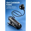 Ses Kontrol Tuşlu Yaka Klipsli Bluetooth Kulaklık