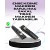 Sessiz Motorlu, Kablosuz Kullanımlı Şarjlı Saç ve Sakal Kesme Makinesi – Taraklı Set
