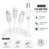 shopwave 3ü 1 Arada Tasarım: Type-C, USB-A ve Micro USB
