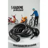 Şifreli Bisiklet Kilidi 16 Mm Kalınlık 200 Cm Scooter Motosiklet Kilidi - Çelik Kablo 722481