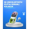 Şık Tasarımlı Siyah Beyaz Kablosuz Kulaklık Çoklu Dil Destekli