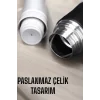 Şık ve Dayanıklı 3 Bardaklı Termos Seti Uzun Süre Isı Koruma Özellikli