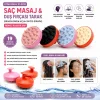 SİLİKON UÇLU PRATİK SAÇ MASAJ - DUŞ FIRÇASI (5047)