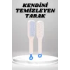 Silikon Yumuşak Sıkı Dişli Sihirli Geri Çekilebilir Tarak Kendini Temizleyen Saç Fırçası