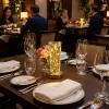 Silindirik Kristal Altın Toz Model LED Masa Lambası – Gold Tabanlı, Dokunmatik, 3 Renk Işık Modlu, Şarjlı Modern Dekoratif Gece Lambası