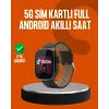 SIM Kartlı Akıllı Saat AMOLED Ekran Android Sistem