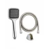 Siyah Duş Başlığı Seti Spiral Hortumlu El Duşu ve Duvar Askısı Banyo Seti