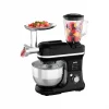 SİYAH STANDLI MİKSER - BLENDER SETİ 3IN1 KIYMA MAK. APARATI 5 KADEM. HIZ AYAR 4.5LT HAZNE - 1.5LT BLENDER 1500W (5047)
