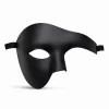 Siyah Yarım Erkek Maske – Phantom Parti & Balo Maskesi