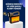 Solar Alev Lambası – Kamp, Bahçe ve Dış Mekan İçin