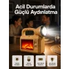 Solar Alev Lambası – Kamp, Bahçe ve Dış Mekan İçin