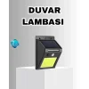 Solar Güçlü LED Dış Mekan Lambası – Güneş Enerjisiyle Şarj Olan Sensörlü Bahçe Işığı