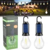 Solar Güneş Enerjili Led Ampul 3 Modlu Uzaktan Kumandalı Solar Camping Lamp (5047)