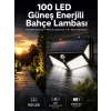 Solar Sensörlü Duvar Lambası Bahçe Lambası Parlak Beyaz Işık Suya Dayanıklı