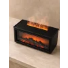 Şömine Görünümlü Hava Nemlendirici Renkli LED Işıklı Aroma Difüzörü