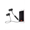 Sports Mıknatıslı Siyah Bluetooth Kulaklık Kablolu Uzun Pil Ömrü