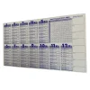 Statik Akıllı Kağıt Ingilizce Çarpım Tablosu 100x56 Cm